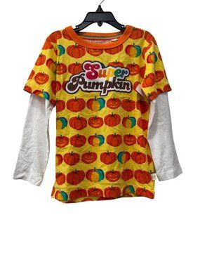 New Little Bird By Jools Oliver Kids 4-5 Years Super Pumpkin Long Sleeve Shirt